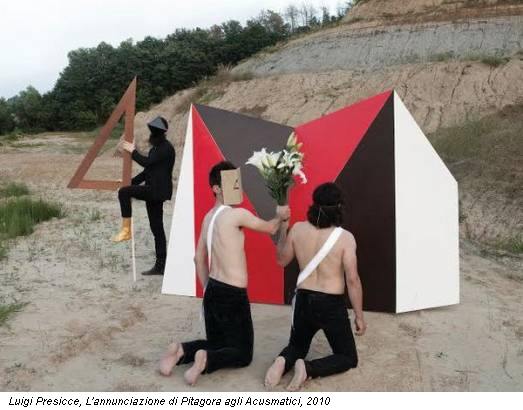 Luigi Presicce, L'annunciazione di Pitagora agli Acusmatici, 2010