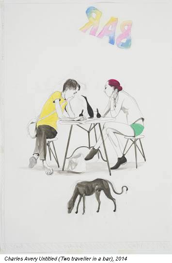 Charles Avery Untitled (Two traveller in a bar), 2014