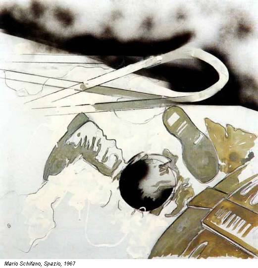 Mario Schifano, Spazio, 1967
