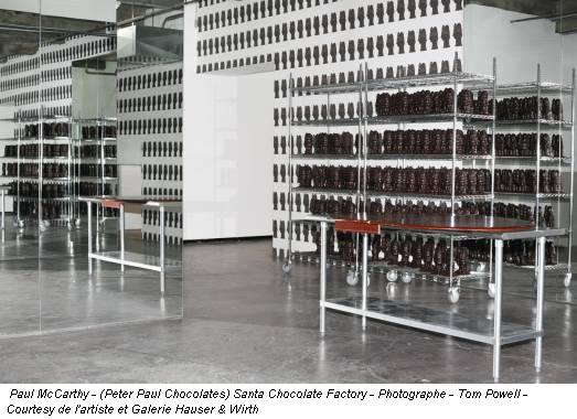 Paul McCarthy - (Peter Paul Chocolates) Santa Chocolate Factory - Photographe - Tom Powell - Courtesy de l'artiste et Galerie Hauser & Wirth
