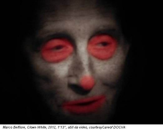 Marco Belfiore, Clown White, 2012, 1’13’’, still da video, courtesyCareof DOCVA