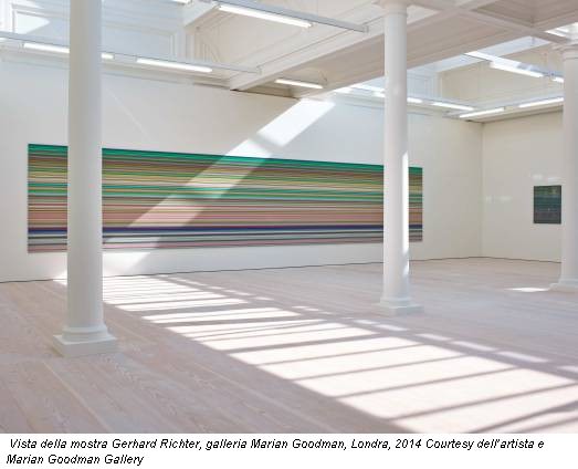 Vista della mostra Gerhard Richter, galleria Marian Goodman, Londra, 2014 Courtesy dell’artista e Marian Goodman Gallery