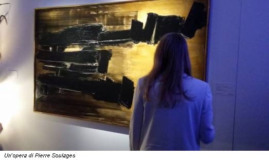 Un’opera di Pierre Soulages