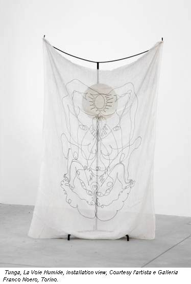 Tunga, La Voie Humide, installation view, Courtesy l'artista e Galleria Franco Noero, Torino.