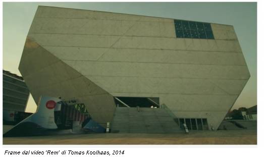 Frame dal video ‘Rem’ di Tomas Koolhaas, 2014