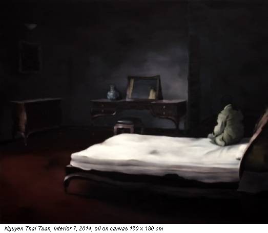 Nguyen Thai Tuan, Interior 7, 2014, oil on canvas 150 x 180 cm