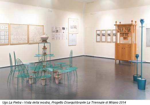 Ugo La Pietra - Vista della mostra, Progetto Disequilibrante La Triennale di Milano 2014