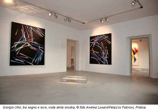 Giorgio Ulivi, tra segno e luce, vista della mostra, © foto Andrea LunardiPalazzo Fabroni, Pistoia