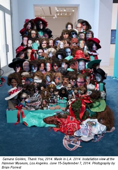 Samara Golden, Thank You, 2014. Made in L.A. 2014. Installation view at the Hammer Museum, Los Angeles. June 15-September 7, 2014. Photography by Brian Forrest