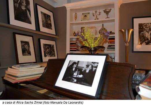 a casa di Alice Sachs Zimet (foto Manuela De Leonardis)