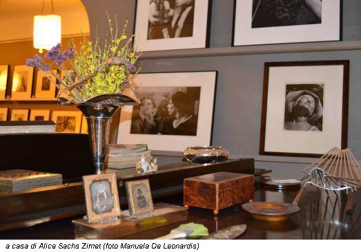a casa di Alice Sachs Zimet (foto Manuela De Leonardis)