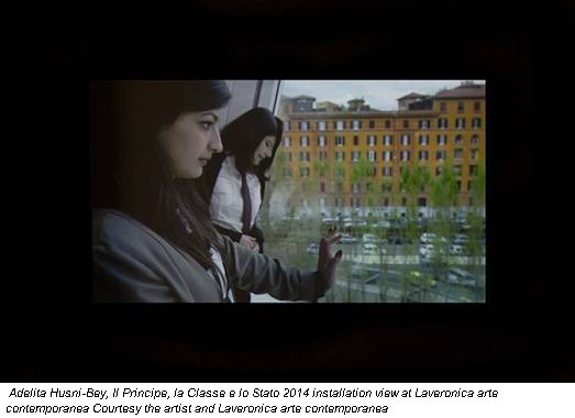 Adelita Husni-Bey, Il Principe, la Classe e lo Stato 2014 installation view at Laveronica arte contemporanea Courtesy the artist and Laveronica arte contemporanea