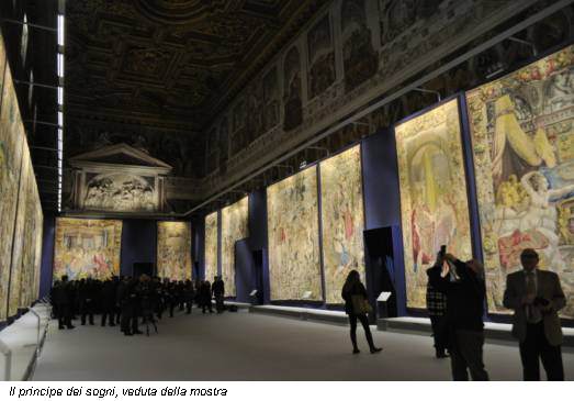 Il principe dei sogni, veduta della mostra