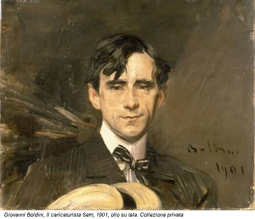 Giovanni Boldini, Il caricaturista Sem, 1901, olio su tela. Collezione privata