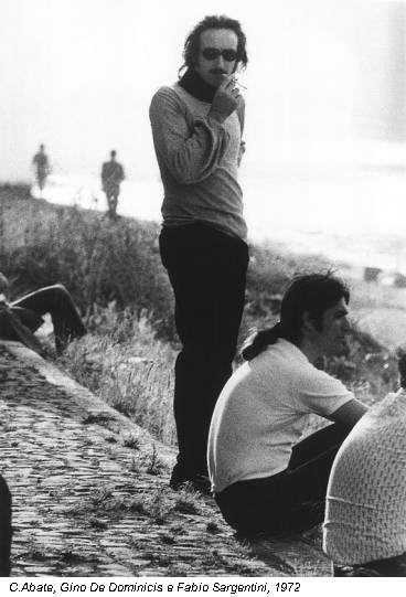 C.Abate, Gino De Dominicis e Fabio Sargentini, 1972