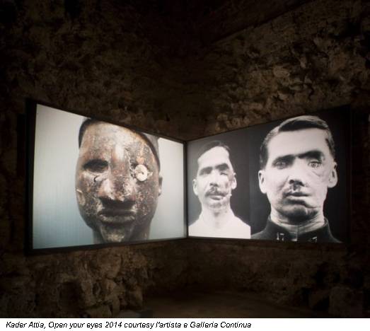 Kader Attia, Open your eyes 2014 courtesy l'artista e Galleria Continua