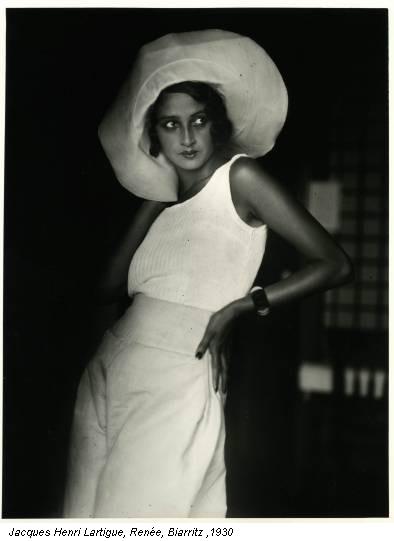 Jacques Henri Lartigue, Ren&eacute;e, Biarritz ,1930