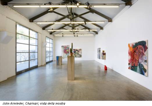 John Armleder, Charivari, vista della mostra