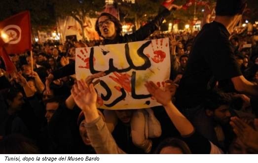 Tunisi, proteste dopo la strage del Museo Bardo