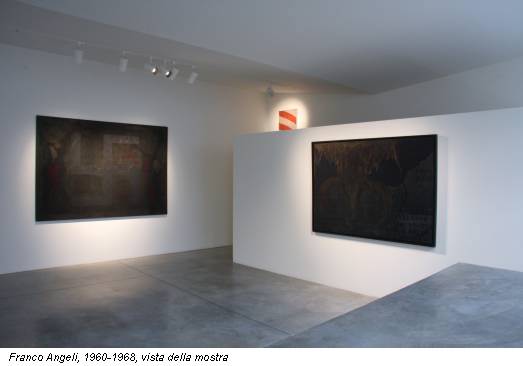 Franco Angeli, 1960-1968, vista della mostra