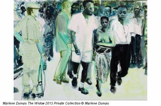 Marlene Dumas The Widow 2013 Private Collection © Marlene Dumas