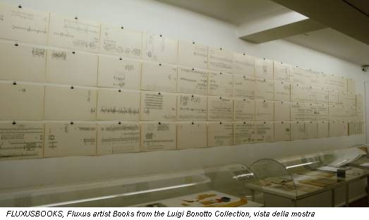 FLUXUSBOOKS, Fluxus artist Books from the Luigi Bonotto Collection, vista della mostra