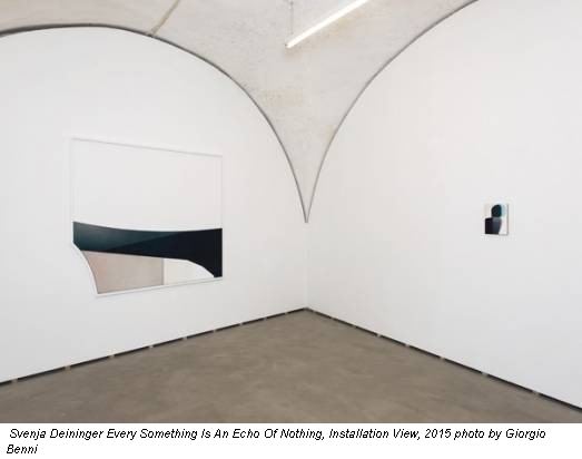 Svenja Deininger Every Something Is An Echo Of Nothing, Installation View, 2015 photo by Giorgio Benni