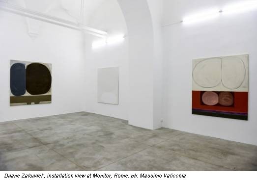 Duane Zaloudek, installation view at Monitor, Rome. ph: Massimo Valicchia