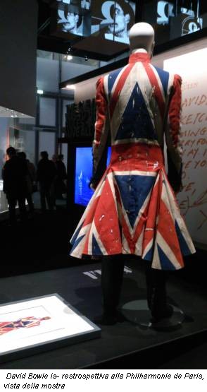 David Bowie is- restrospettiva alla Philharmonie de Paris, vista della mostra