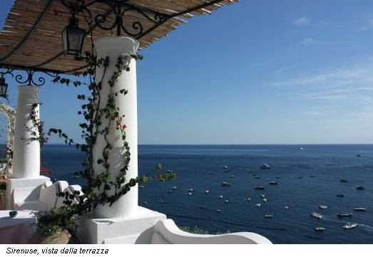 Sirenuse, vista dalla terrazza