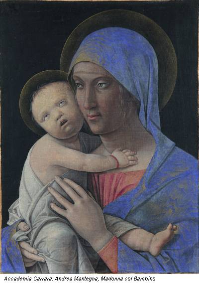Accademia Carrara: Andrea Mantegna, Madonna col Bambino