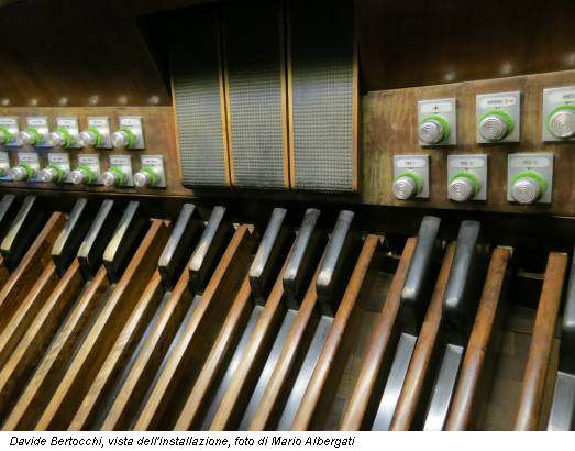 Davide Bertocchi, vista dell'installazione, foto di Mario Albergati