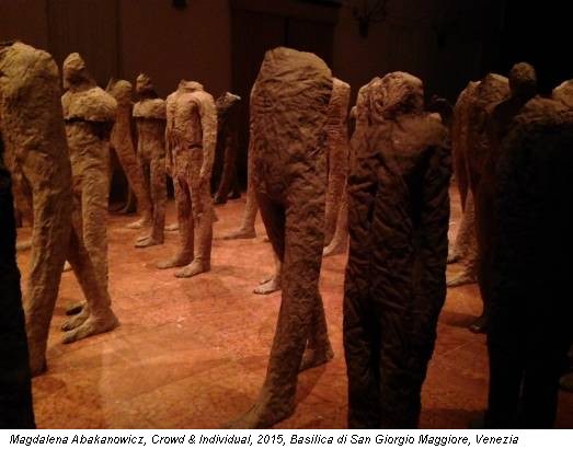 Magdalena Abakanowicz, Crowd & Individual, 2015, Basilica di San Giorgio Maggiore, Venezia