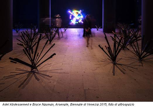 Adel Abdessemed e Bruce Nauman, Arsenale, Biennale di Venezia 2015, foto di altrospazio