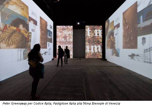 Peter Greenaway per Codice Italia, Padiglione Italia alla 56ma Biennale di Venezia