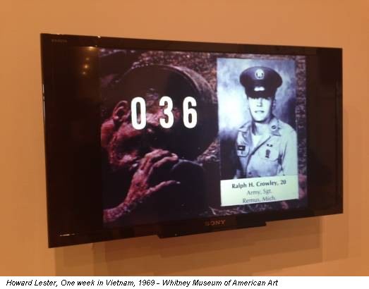 Howard Lester, One week in Vietnam, 1969 - Whitney Museum of American Art