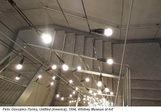 Felix Gonzalez-Torres, Untitled (America), 1994, Whitney Museum of Art