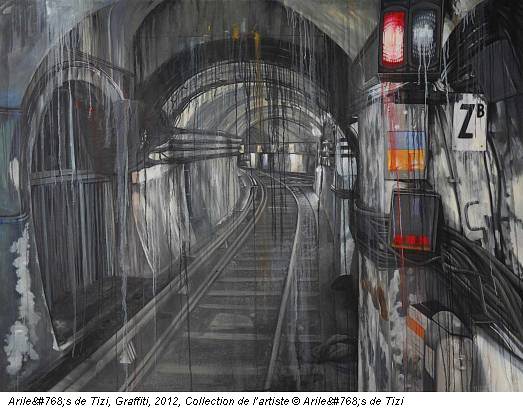 Arilès de Tizi, Graffiti, 2012, Collection de l’artiste &copy; Arilès de Tizi