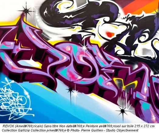 REVOK (Américain) Sans titre Non datée Peinture aérosol sur toile 215 x 272 cm Collection Gallizia Collection privée &copy; Photo- Pierre Guillien - Studio Objectivement
