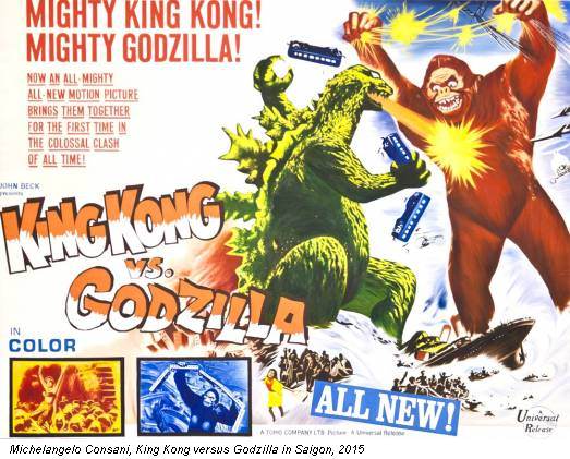 Michelangelo Consani, King Kong versus Godzilla in Saigon, 2015