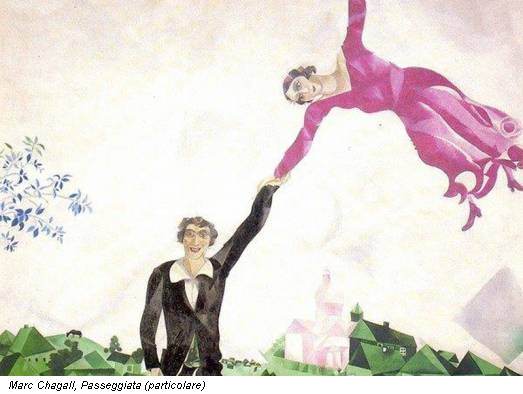 Marc Chagall, Passeggiata (particolare)