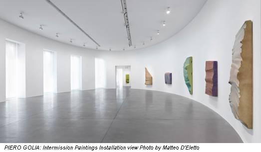 PIERO GOLIA: Intermission Paintings Installation view Photo by Matteo D'Eletto