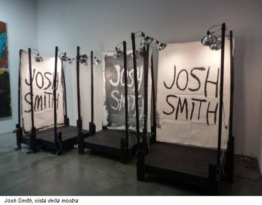 Josh Smith, vista della mostra