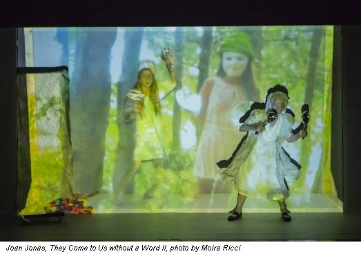 Joan Jonas, They Come to Us without a Word II, photo by Moira Ricci