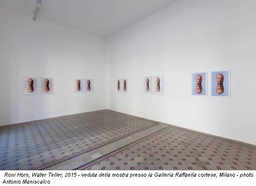 Roni Horn, Water Teller, 2015 - veduta della mostra presso la Galleria Raffaella cortese, Milano - photo Antonio Maniscalco
