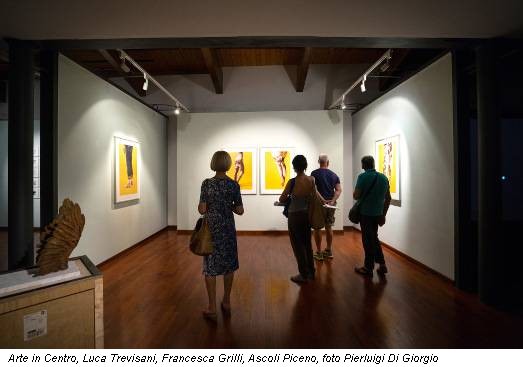 Arte in Centro, Luca Trevisani, Francesca Grilli, Ascoli Piceno, foto Pierluigi Di Giorgio