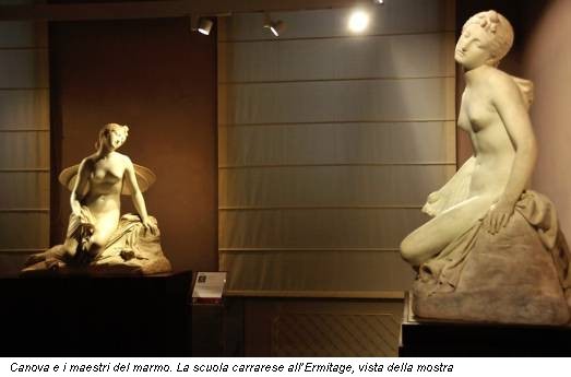 Canova e i maestri del marmo. La scuola carrarese all’Ermitage, vista della mostra