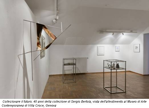 Collezionare il futuro. 40 anni della collezione di Sergio Bertola, vista dell'allestimento al Museo di Arte Contemporanea di Villa Croce, Genova