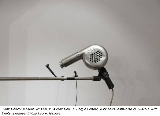 Collezionare il futuro. 40 anni della collezione di Sergio Bertola, vista dell'allestimento al Museo di Arte Contemporanea di Villa Croce, Genova