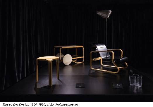 Museo Del Design 1880-1980, vista dell'allestimento